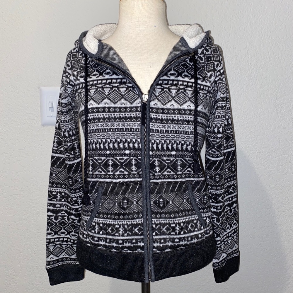 American Eagle fleece/knit zip up